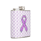 クリスタルスタイルピンクリボン認識度ニット フラスク (右)