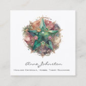 クリスタルスタースクエアビジネスカード スクエア名刺 (正面)