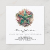 クリスタルスタースクエアビジネスカード スクエア名刺 (裏面)