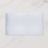 クリスタルスノーフレークウェディングレセプション座席表 プレイスカード (裏面)