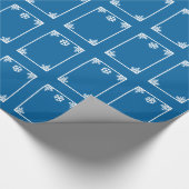 クリスタルスノーフレーククリスマスラッピング紙 ラッピングペーパー (角)