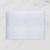 クリスタルスノーフレーク冬のウェディングエンクロージャカード エンクロージャーカード (裏面)