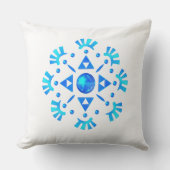 クリスタルスノーフレーク装飾用クッション クッション (正面)