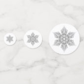 クリスタルスノーフレーク –  コンフェッティ (裏面)