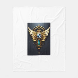 クリスタルダイヤモンドイーグル フリースブランケット