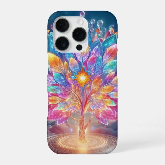 クリスタルツリー iPhoneケース (裏面)