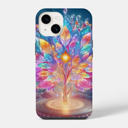 クリスタルツリー iPhoneケース (裏面)