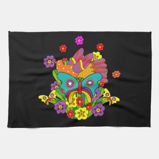 クリスタルティップスアンドアリステア キッチンタオル (横)