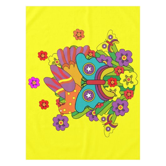 クリスタルティップスアンドアリステア テーブルクロス (正面)