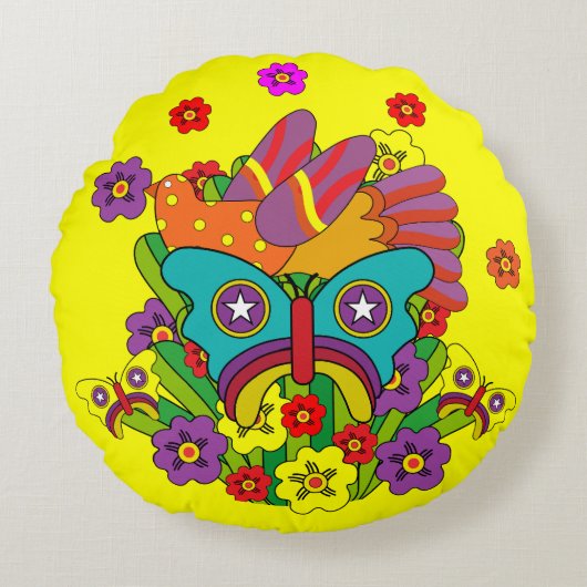 クリスタルティップスアンドアリステア ラウンドクッション (正面)