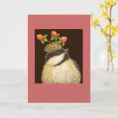 クリスタルディーザ《鳥》アメリカゴガラカード カード (黄色い花)