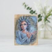 クリスタルハガキファンタジーエンチャントレス魔法 ポストカード (スタンド正面)