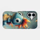 クリスタルハッチリング魅惑ベビードラゴンフォンケース iPhone 16ケース (裏面横)