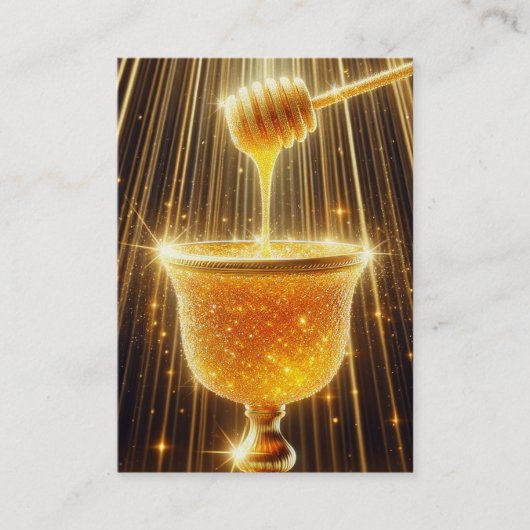 クリスタルハニー | Psalm 19:9-11 KJVカードボックス 名刺 (正面)