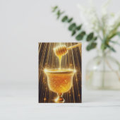 クリスタルハニー | Psalm 19:9-11 KJVカードボックス 名刺 (スタンド正面)