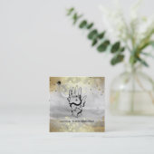 *~*クリスタルハンドスネークムーン魔法ボホグレイ スクエア名刺 (スタンド正面)