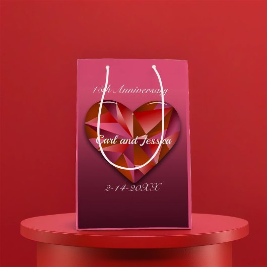 クリスタルハート15周年記念 ミディアムペーパーバッグ