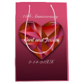 クリスタルハート15周年記念 ミディアムペーパーバッグ (正面)