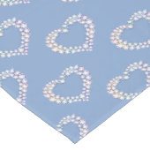 クリスタルハート3周年記念ブルー ショートテーブルランナー (コーナー)