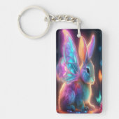 クリスタルバニー キーホルダー (正面)