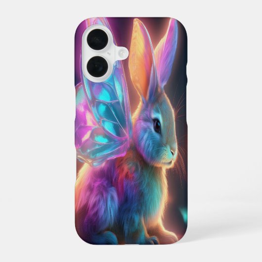 クリスタルバニー iPhone 16ケース (裏面)