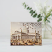 クリスタルパレスロンドンワールドズフェア ポストカード (スタンド正面)