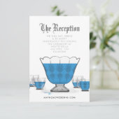 クリスタルパンチボウル披露宴エンクロージャカード 出欠カード (スタンド正面)