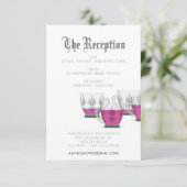 クリスタルパンチボウル披露宴エンクロージャカード 出欠カード (スタンド正面)