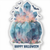 クリスタルパンプキンハロウィーン シール (正面)