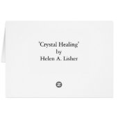 クリスタルヒーリングアートカード (裏面横)