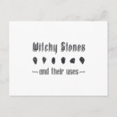 クリスタルヒーリングウィッチーストーンとその使用ギフト ポストカード (正面)