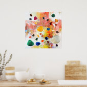 クリスタルヒーリングジェムストーン ポスター (キッチン)