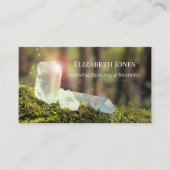 クリスタルヒーリング読のフォトビジネスカード 名刺 (正面)