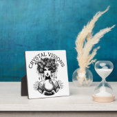 クリスタルビジョン神秘的な女性テーブルトップのプラーク | B フォトプラーク (インサイチュ)