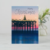 クリスタルピアパシフィックビーチサンディエゴカスタム写真 箔シーズンカード (立ち正面)