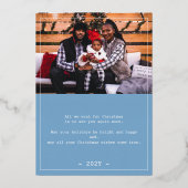 クリスタルピアパシフィックビーチサンディエゴカスタム写真 箔シーズンカード (裏面)