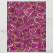 クリスタルピンク及び金ゴールドスクラップブック紙 (裏面)