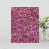 クリスタルピンク及び金ゴールドスクラップブック紙 (スタンド正面)