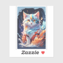 クリスタルファンタジーの猫アートワーク