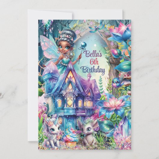 クリスタルフォレストフェアリーパーティー 招待状 (正面)