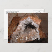 クリスタルフォーメーションウィンドケーブ国立公園SD ポストカード (正面/裏面)