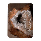 クリスタルフォーメーションウィンドケーブ国立公園SD マグネット (縦)