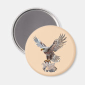 クリスタルフライトイーグル マグネット (正面/裏面)