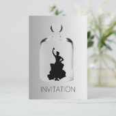 クリスタルフラメンコナイトクラブパーティーVIP招待状 招待状 (スタンド正面)