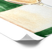 クリスタルブライダルシャワーウェルカムサイン – フォームボード ポスター (角)