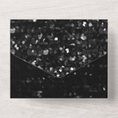 クリスタルブラックスきらきら光るトラス オールインワン招待状 (裏面)