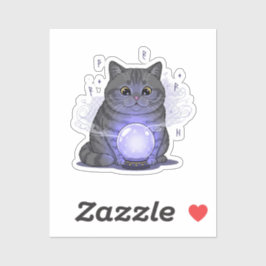 クリスタルブリット – ブリティッシュショートヘア猫ハロウィーン シール