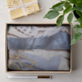 クリスタルブルーの目を持つ美しいホワイトタイガー 薄葉紙 (ギフト)