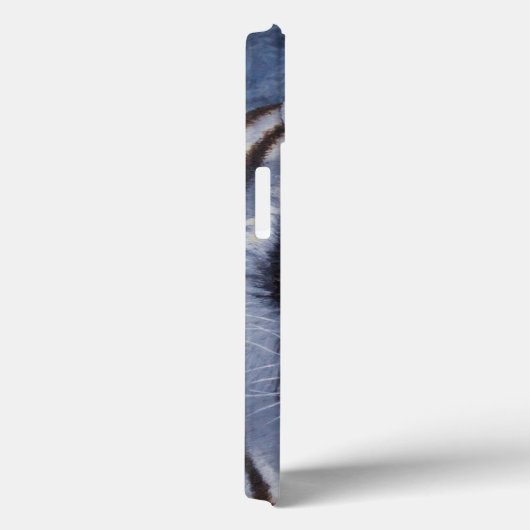 クリスタルブルーの目を持つ美しいホワイトタイガー Case-Mate iPhoneケース (裏面 / 右)