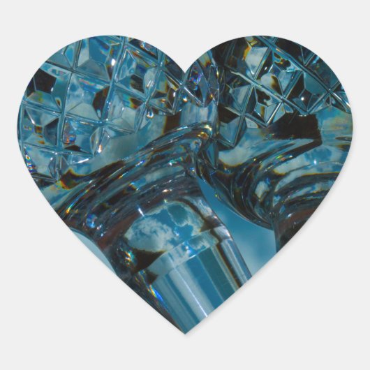 クリスタルブルーの空の向こう ハートシール (正面)